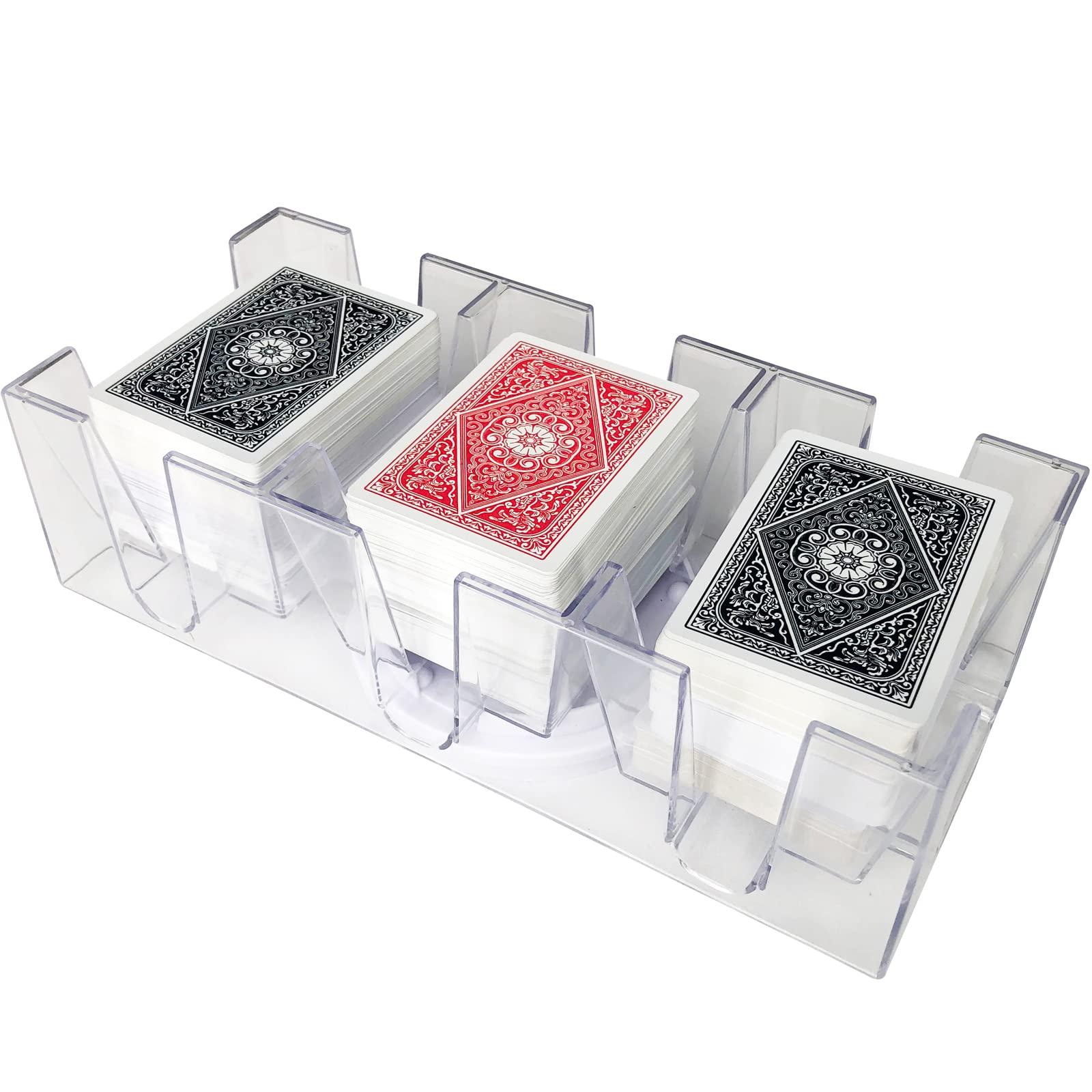 Yuanhe Yuanhe 9 Deck Rotating-Revolving Playing Card Tray, Card Holder