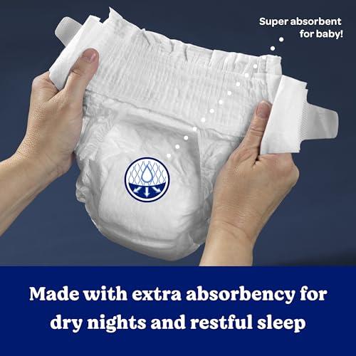 HUGGIES Huggies Size 3 Overnites Baby Diapers: Overnight Diapers, Size 3 (16-28 lbs), 132 Ct (2 Packs of 66)