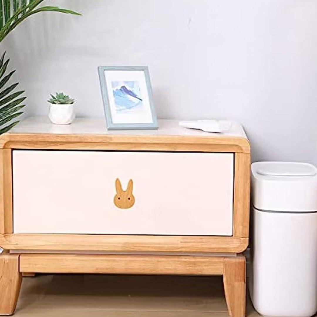 Klauer Wooden Door knobs,Wood Pull Knobs,Round Drawer Knobs,5 PCS Wood Cabinet Handle Knob for Furniture Door Animal Coat Hooks Wooden Hooks Wall Mounted Cupboards Handles for Bathroom Cabinets Doors Dresse