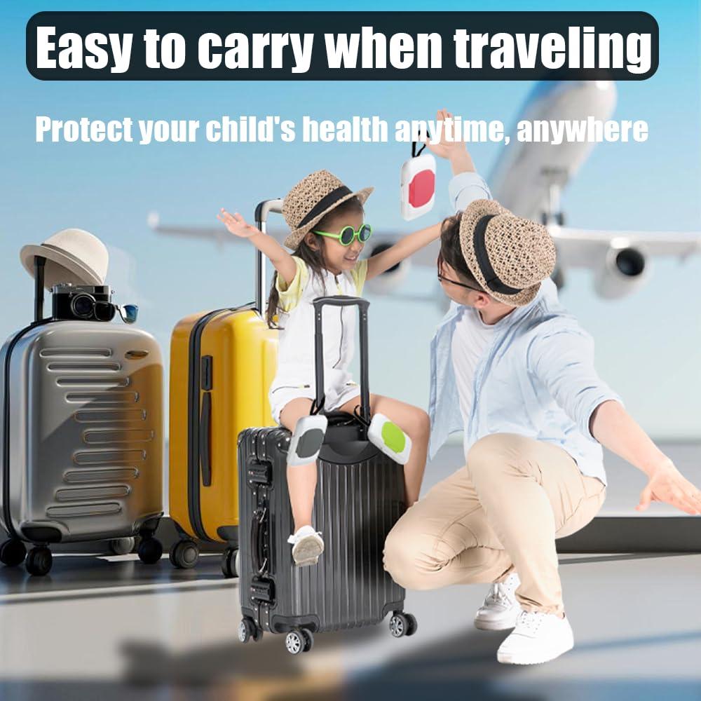 MayFancy Travel Wipe HolderWipes Container,Wet Wipe Container Box for StrollersHanging Refillable Wipes Dispenser Portable Baby Wipe Case for Indoor Outdoor Use (Green+Red+Grey 3pcs)