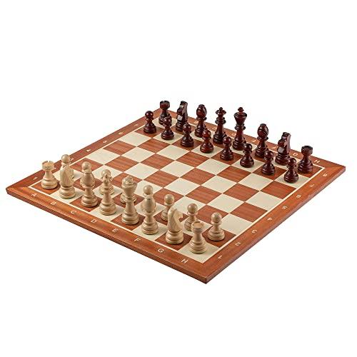 Master of Chess Classic Staunton Chess Set NO.7 | Master of Chess Wooden Chess Set | Handmade Tournament Chess Set Without Chess Table - Wooden Chess Pieces Only