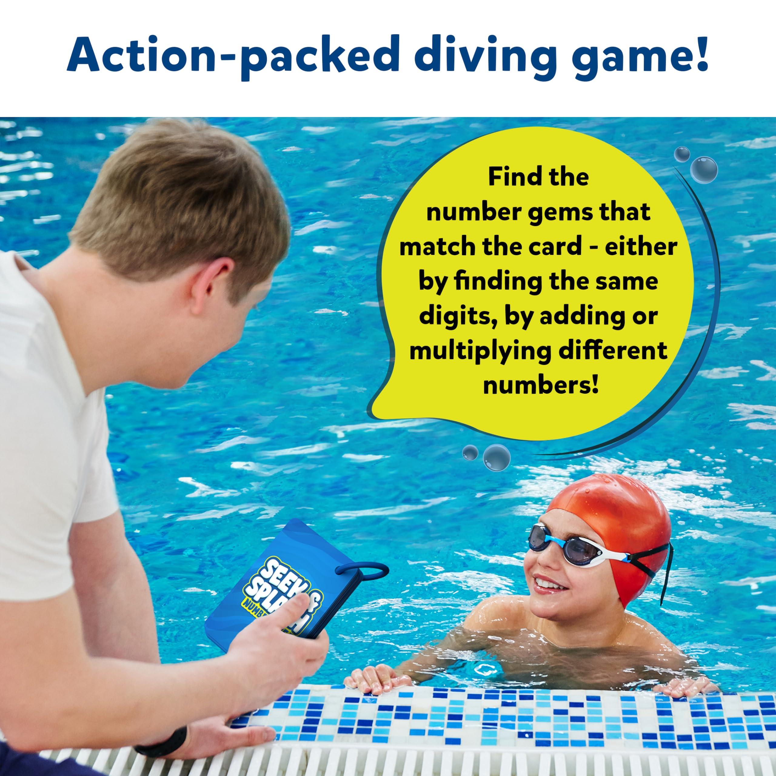 Skillmatics Skillmatics Seek & Splash & Seek & Splash Number Dive Underwater Search and Find Game, Perfect for Swimming Pool & Summer Fun for Kids, Gifts for Boys & Girls Ages 6, 7, 8, 9 & Up