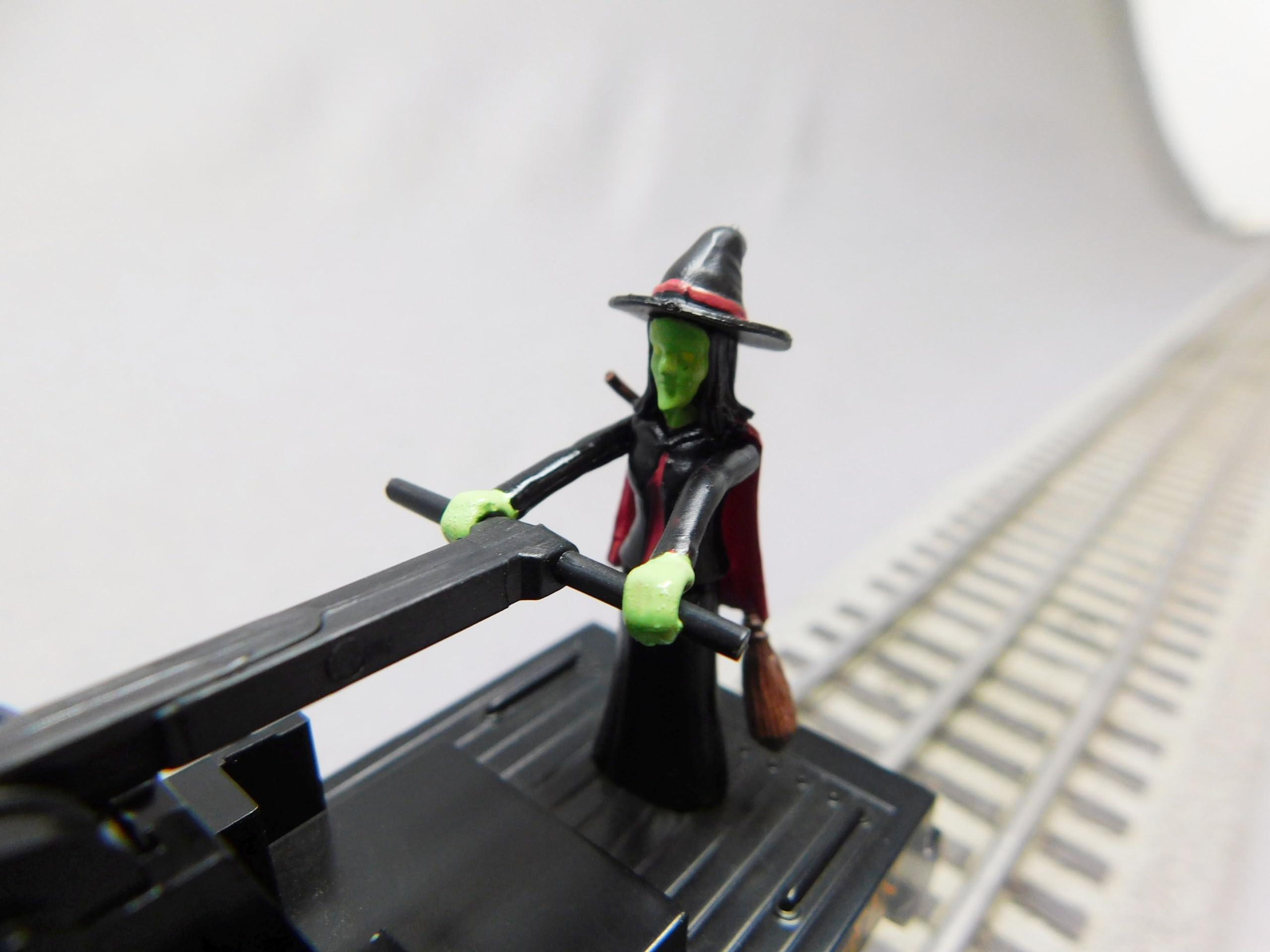 M.T.H. Electric Trains MTH RAILKING Halloween (Black) Operating Hand CAR MOW 30-5242