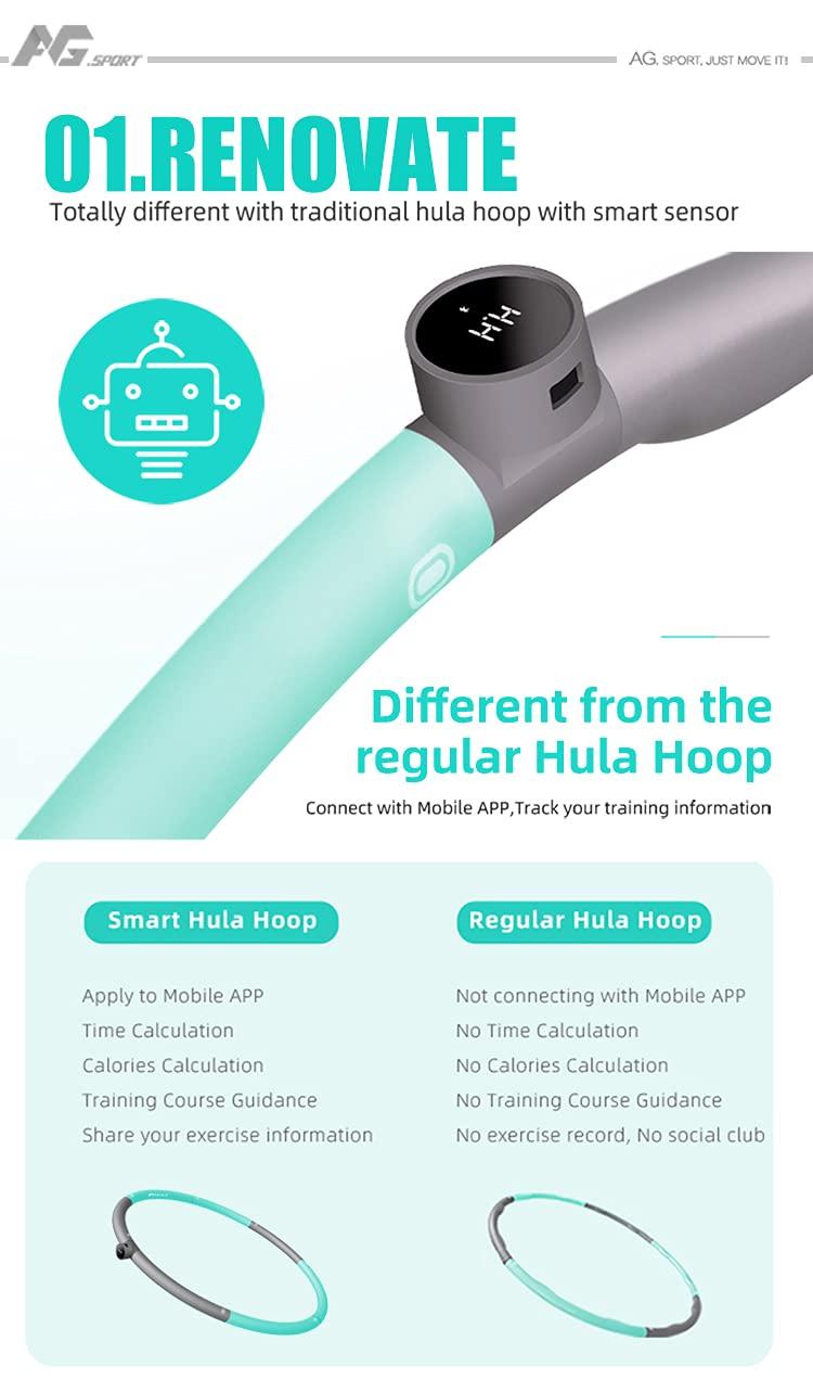 AG Sport AG Sport Exhibit Athletics - Smart Hula Hoop