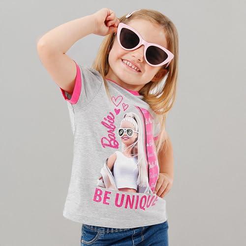 Barbie Barbie Shirts for Girls | Official Merch | Inspirational Girl Tshirt Grey 4