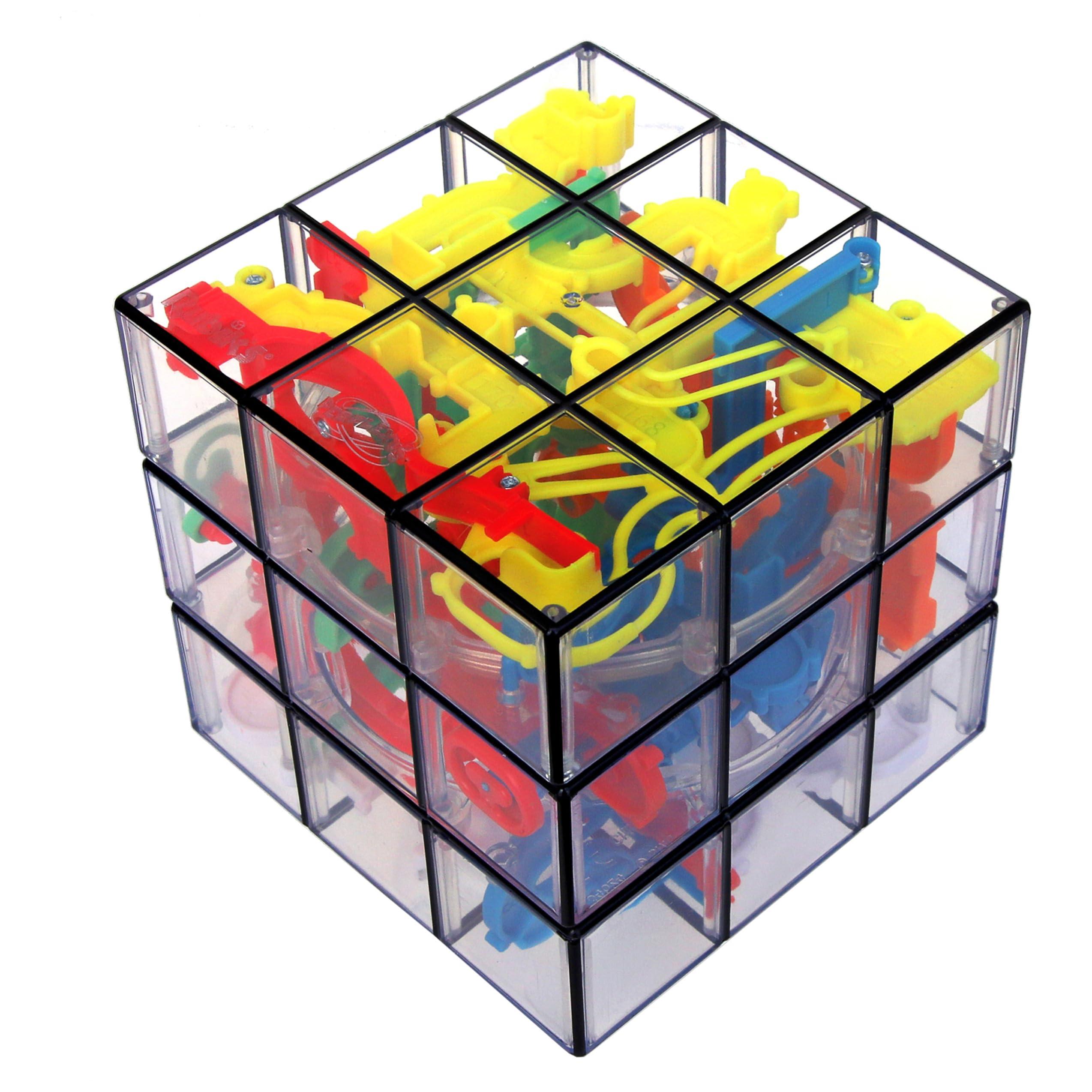 Spin Master Games Rubiks Perplexus Fusion 3x3 Gravity 3D Maze Game Brain Teaser Puzzle Ball | Anxiety Relief Items Cool Stuff | Sensory Toys for Adults & Kids Ages 8+