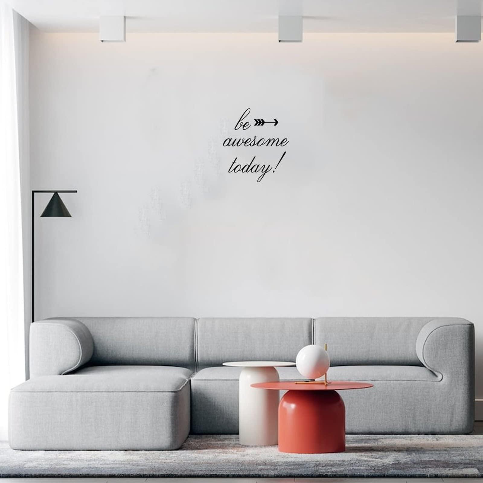 ToysCentral Basics Kids Room Wall Decoration Mural Decals Be Awesome Today Peel and Stick Wall Stickers for Dorm Bedroom Party Mirrors Vinyl