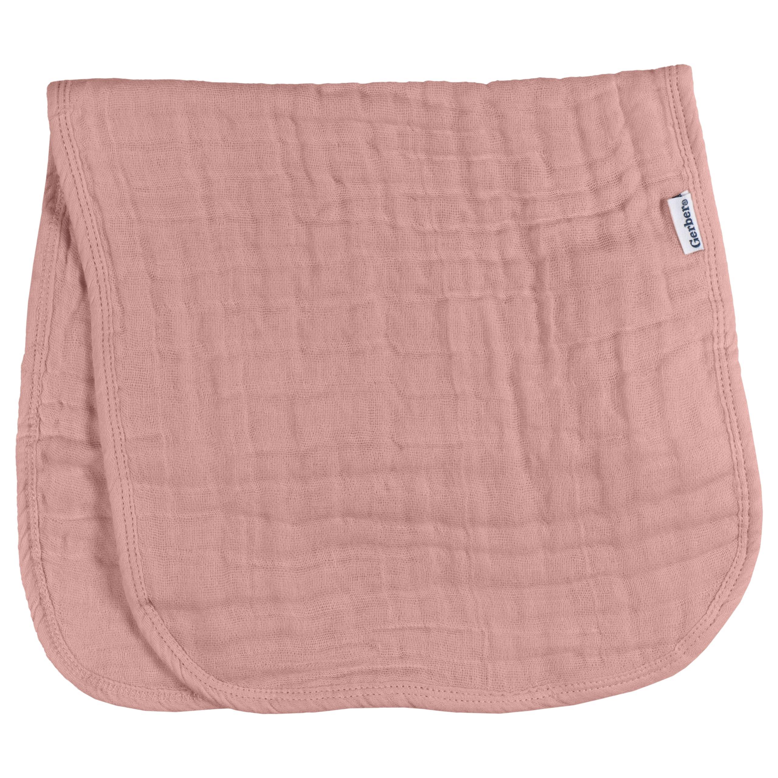 Gerber Gerber Baby Unisex Muslin Burp Cloths 6-Pack, Multi Rainbow, Large Size 20" x 10"