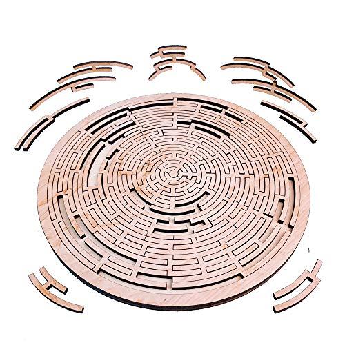 Torched Torched Mind-Bending Continuum Wooden Jigsaw Puzzle, Difficult Hard Tough Puzzles for Adults, 100 Pieces, 11.3” x 11.3”