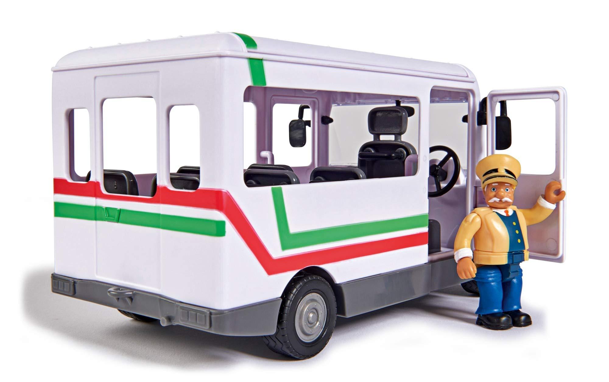 Simba Simba Fireman Sam Vehicle The Trevors Bus Bus 20cm Long with Trevor Figure Approx. 6cm