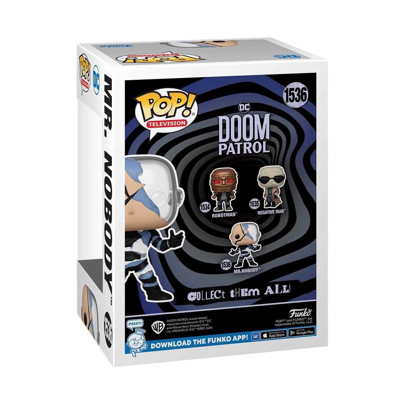 Funko Funko POP! TV: Doom Patrol - Mr. Nobody - Glow in The Dark - Collectable Vinyl Figure - Gift Idea - Official Merchandise - for Kids & Adults - TV Fans - Model Figure for Collectors and Display