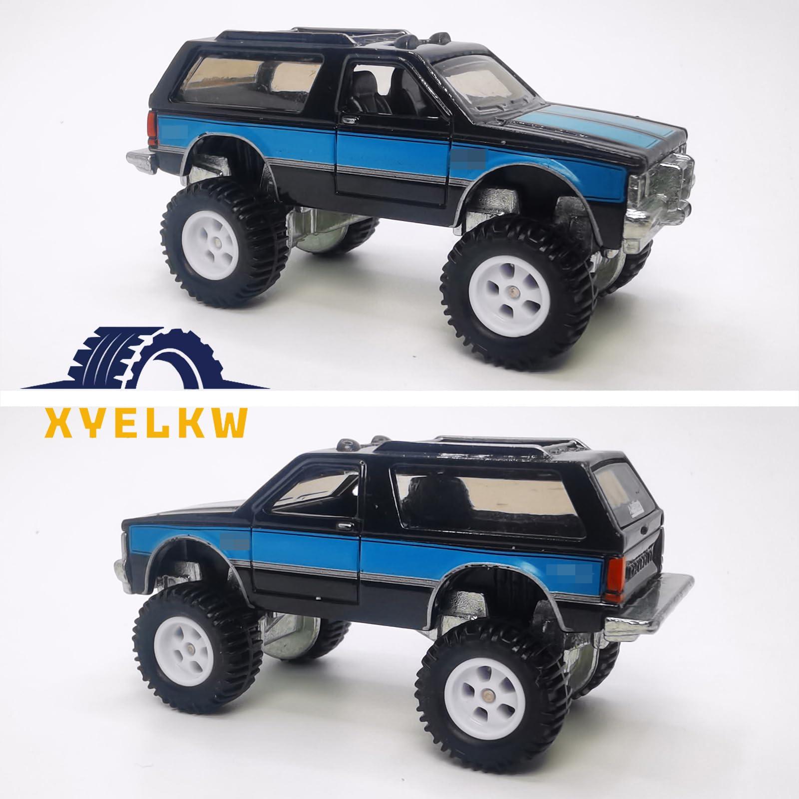 XYELKW 10 Set 1/64 Off Road Wheels, 1:64 Scale Wheels and Tires Set Large Trucks Off-Road Modified Tire with 5 Styles Rims(Tire Diameter 0.68in/17.2mm) (White)