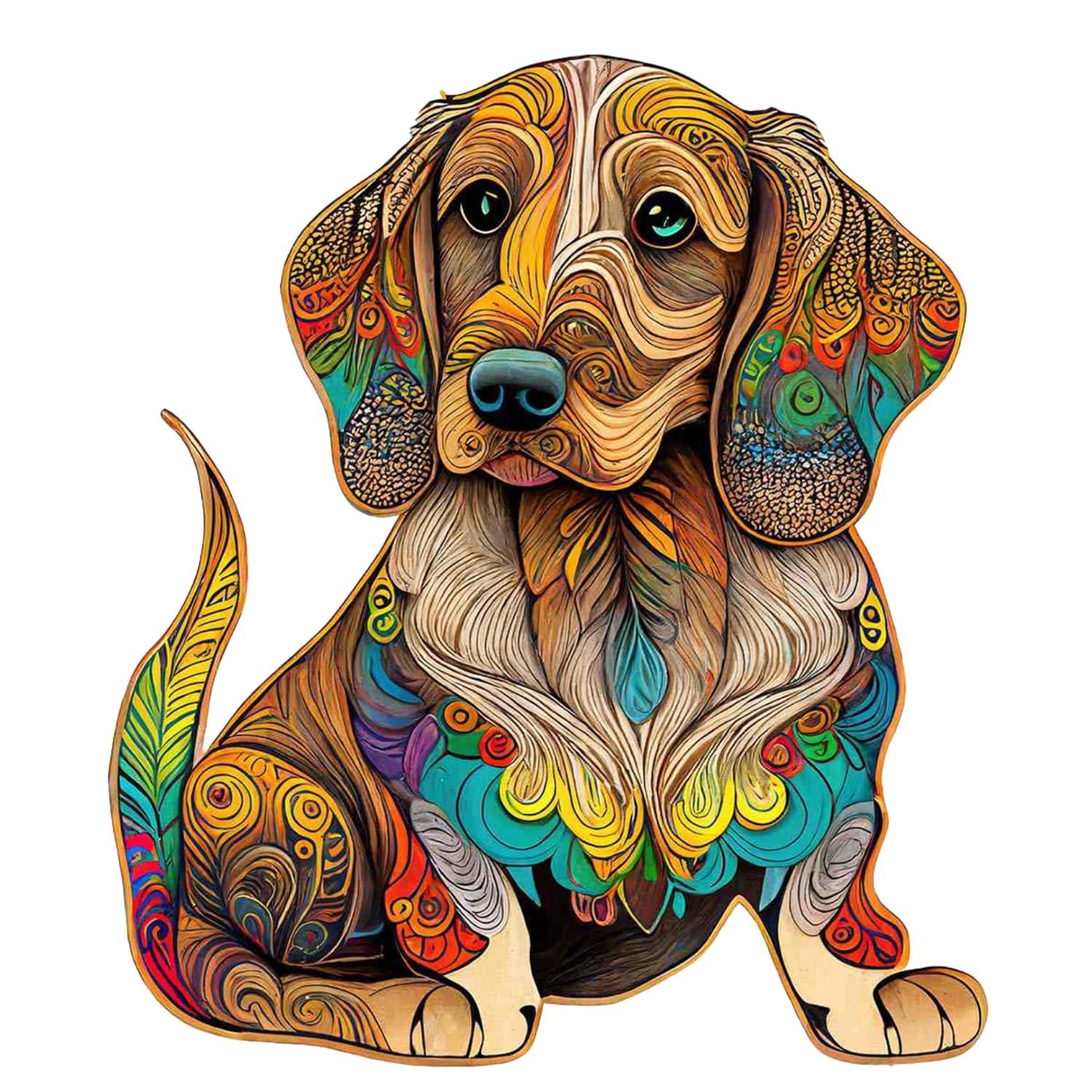 CRAFTHUB CRAFTHUB Cocker Spaniel Wooden Jigsaw Puzzle and Mounting Kit for Adults and Kids, A3 Size