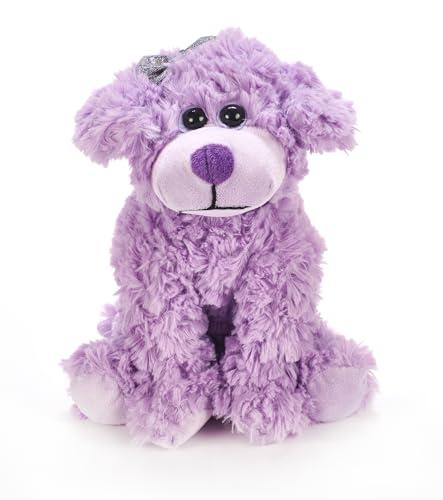 The Petting Zoo The Petting Zoo Scruffy Dog Stuffed Animal, Gifts for Girls, Purple Dog Plush Toy, 11 Inches