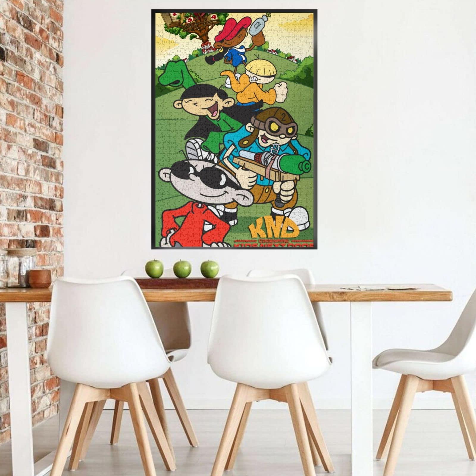 DHOUTSL DHOUTSL Jigsaw Puzzle Codename Kids Anime Next Door 1000 Piece Wooden Puzzle for Adults Educational Games Gift Jigsaw