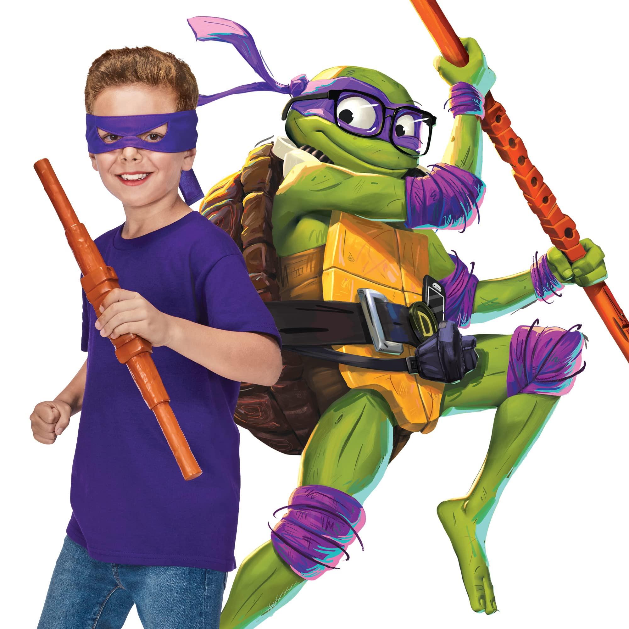 Teenage Mutant Ninja Turtles Mutant Mayhem Donatello Bo Staff Basic Role Play Set by Playmates Toys