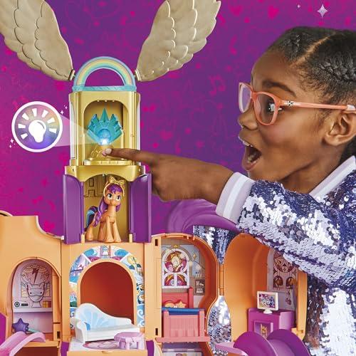 My Little Pony My Little Pony Sunny's 2-in 1 Playset, 25-Inch-Tall Transforming Doll with Figure and Accessories + Duracell Coppertop AAA Batteries 8 Count with Power Boost Ingredients (Bundle)
