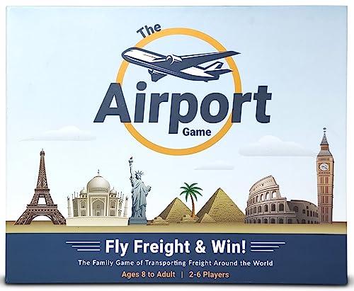 Valore Valore The Airport Game for 2-6 Players, Ages 8+ 90 min Play Time Family Games for Kids, Teens and Adults - Board Games for Family Game Night - The Family Game of Transporting Freight Around the World