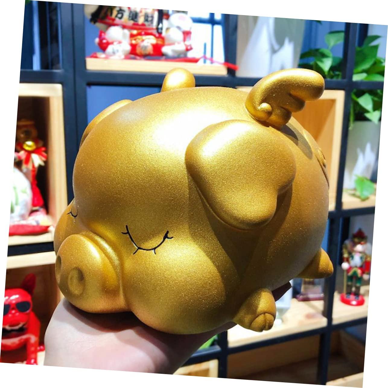 WOONEKY WOONEKY Money Bank Large Piggy Bank Clear Piggy Bank Alcancia Breakable Piggy Bank Piggy Bank Girls Piggy Bank for Adults Must Break to Open Piggy Bank for Boys Money Pot Child Lucky