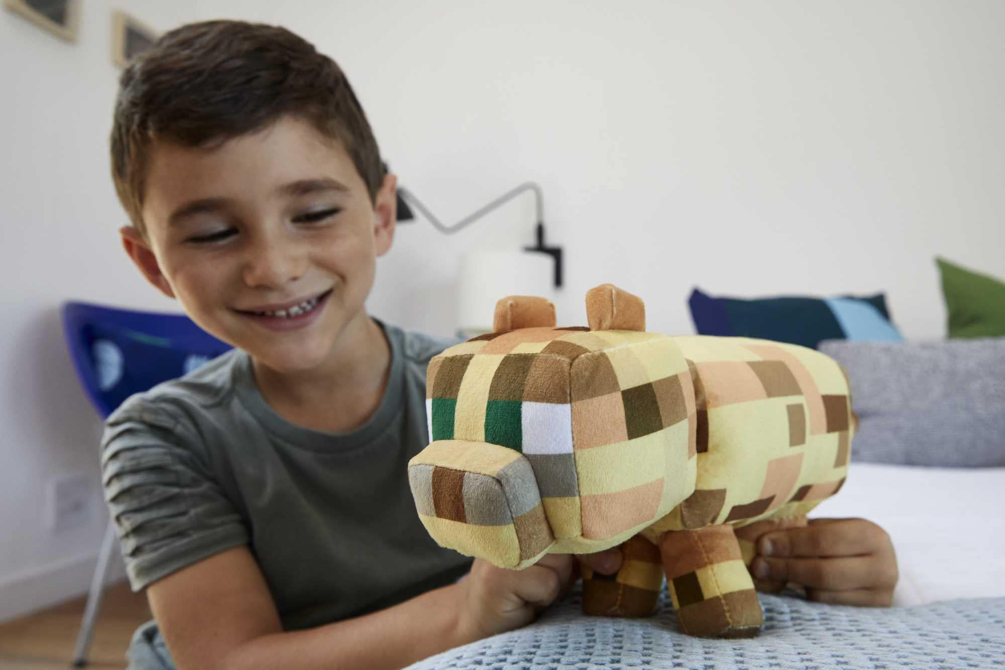 Mattel Mattel Minecraft Basic Plush Ocelot Soft Doll, Video Game-Inspired Collectible Toy for Kids & Fans Ages 3 Years Old & Up