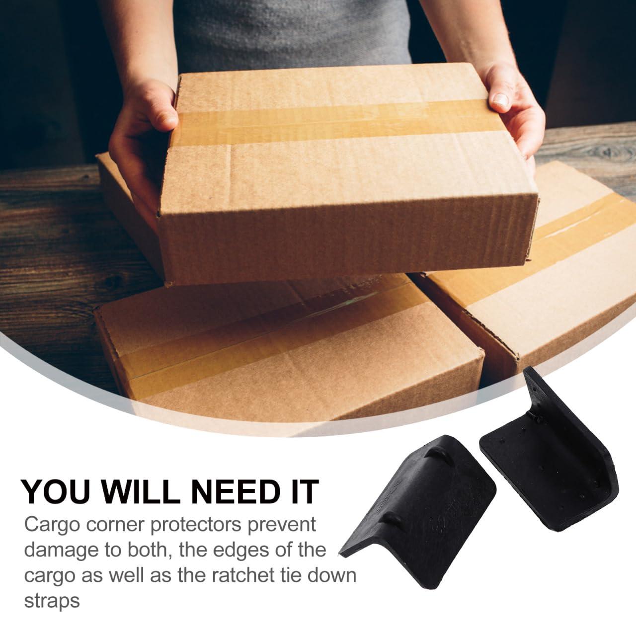 IWOWHERO IWOWHERO 100 Pcs Corner Guard Strap Guards for Shipping Boards Corner Protectors Corners Guard Packaging Cardboard Edge Protector Cargo Protector Fixed Angle Plastic Box Shape