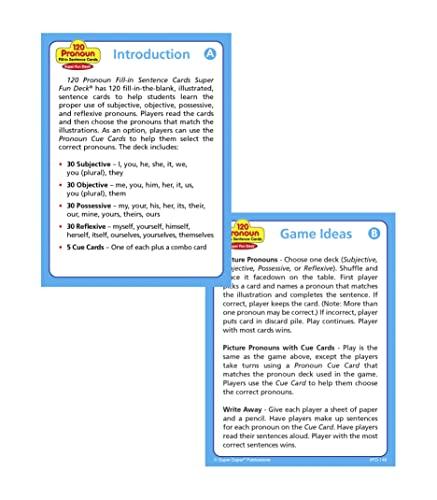 Webber Photo Cards - Pronouns In Places Grammar Cards For Speech Therapy & Education