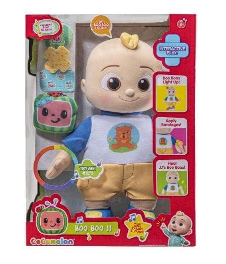 CoComelon CoComelon Official Musical Doll Collection, Soft Plush Body, JJ + Cody Sing Along Friends (Boo Boo JJ Deluxe Plush)