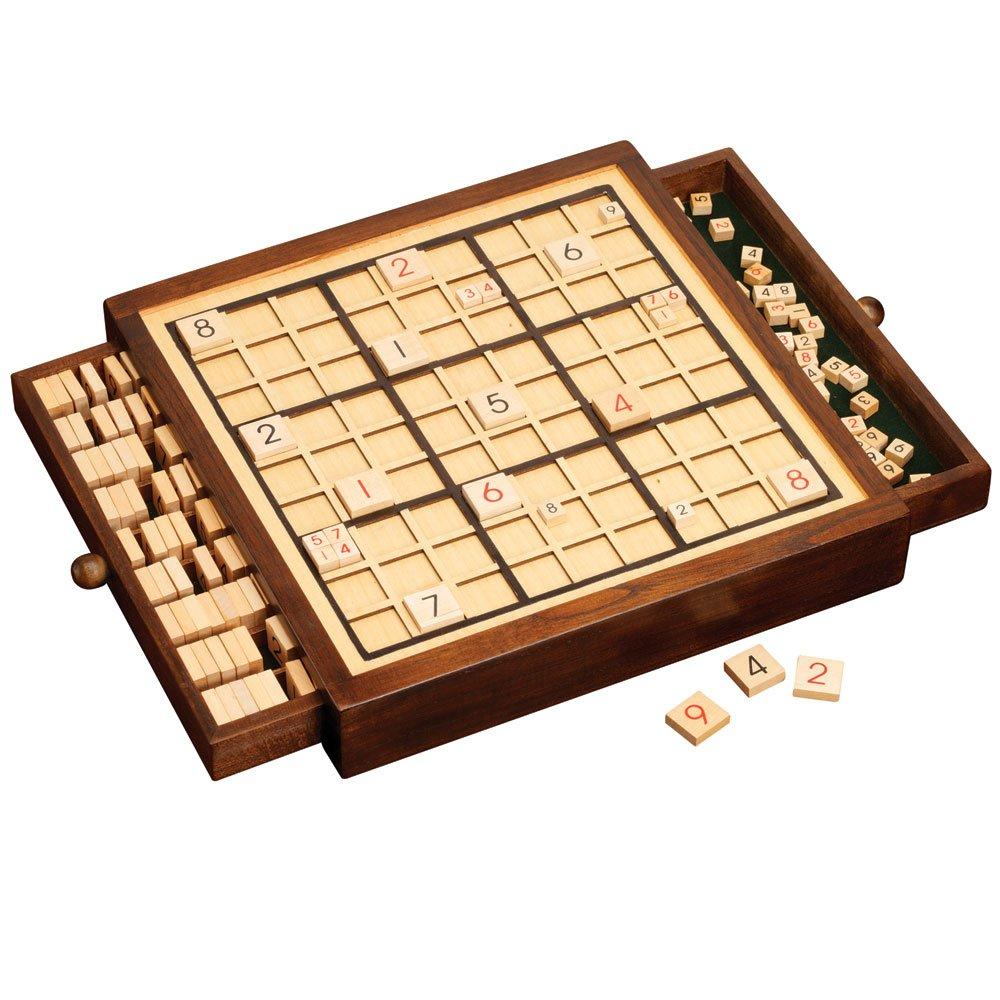 Bits and Pieces Bits and Pieces Deluxe Wooden Sudoku Board Game
