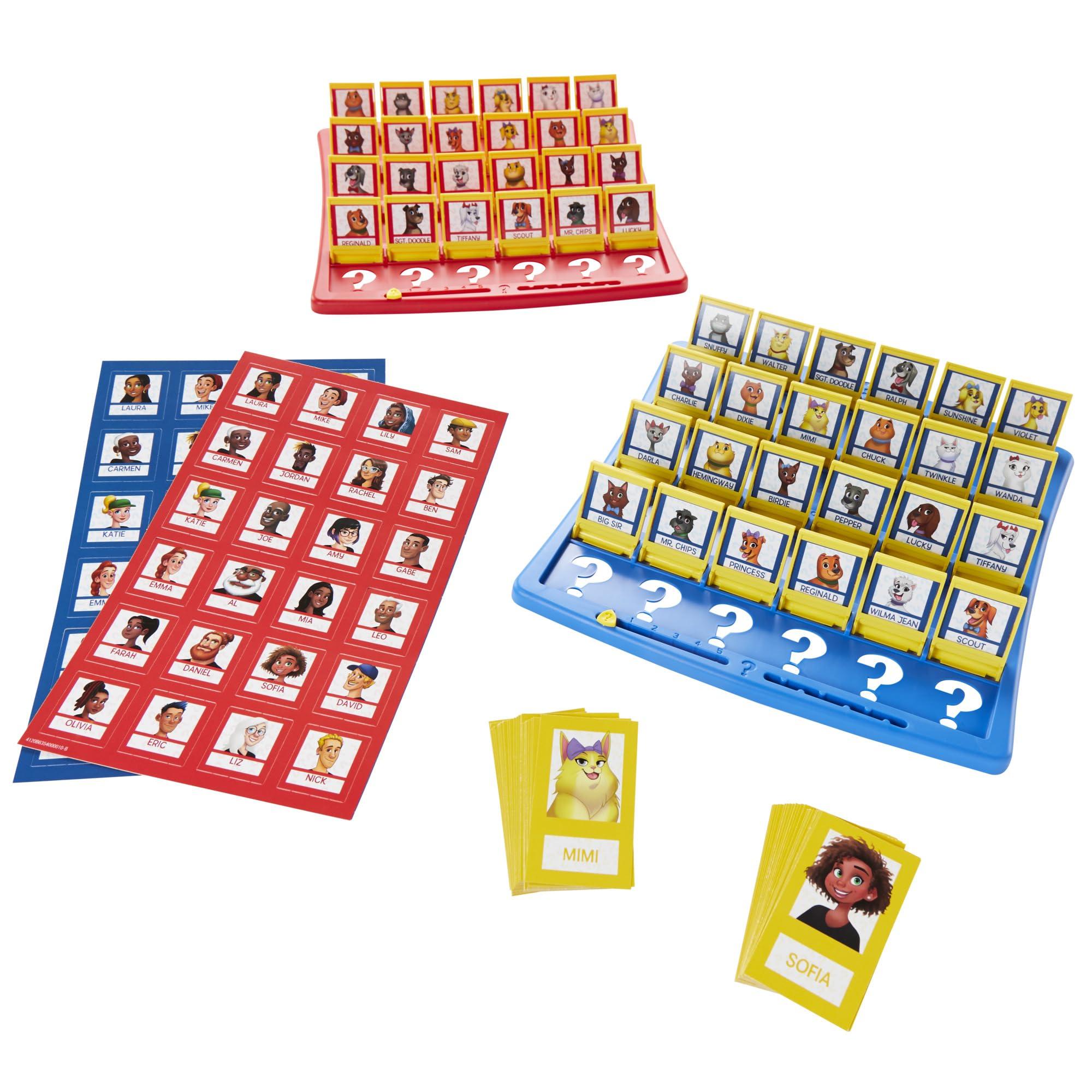 Hasbro Gaming Hasbro Gaming Guess Who? People & Pets Board Game Edition | The Original Guessing Game | Easter Gifts for Girls & Boys | Ages 6+ (Amazon Exclusive)