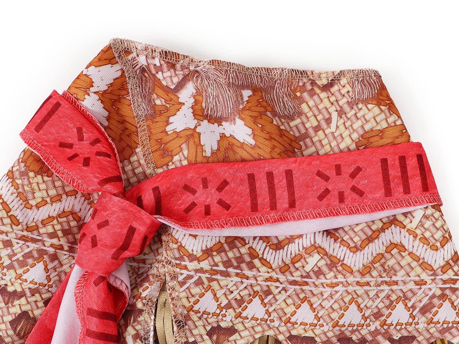 WonderBabe WonderBabe Girls Adventure Princess Costume Two-Piece Skirt Kids Dress up Fancy Birthday Party Cosplay Halloween Outfit with Accessories