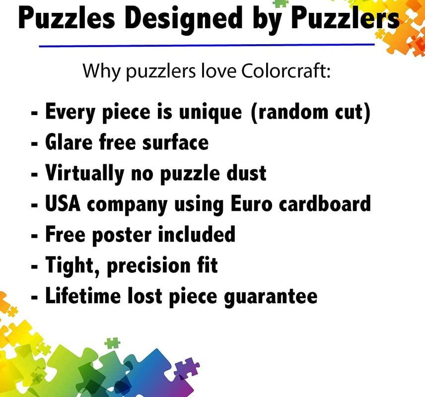 Contrence Jigsaw Puzzles 500 Pieces for Adults Circus Funny Clown Every Piece is Unique, Softclick Technology Means Pieces Fit Together Perfectly