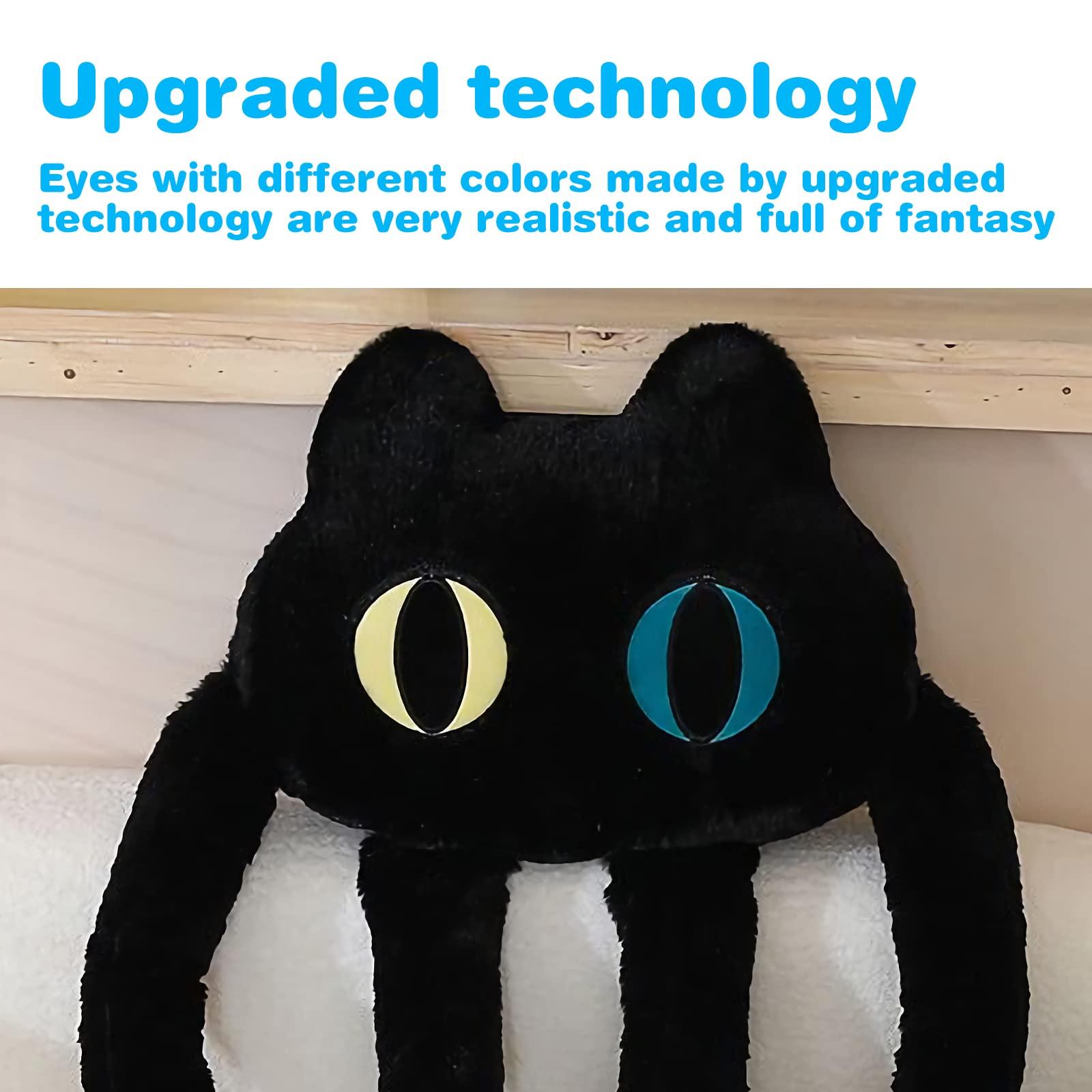 vitegaw vitegaw Long Cat Plush Pillow, 39\" Cute Black Cat Stuffed Animals Kawaii Soft Plushies,Big Plush Toys Gift for Girlfriend Kids