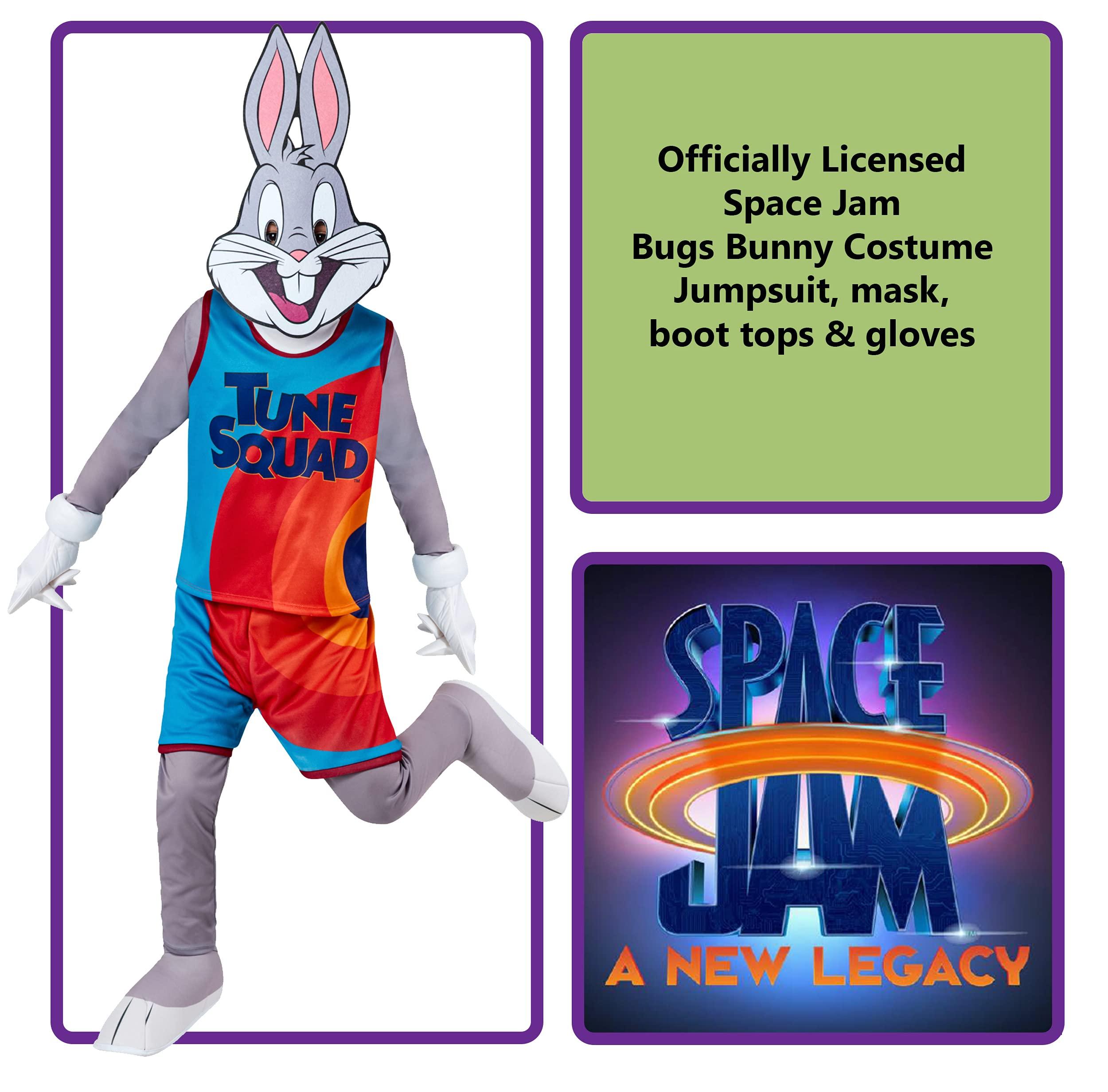 Rubie\'s Rubie\'s Child\'s Warner Bros. Space Jam Bugs Bunny Tune Squad Costume, Small