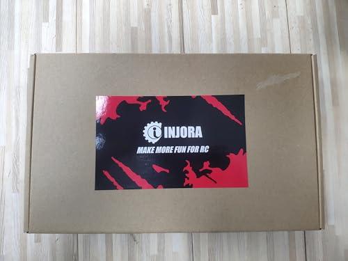 INJORA INJORA Nylon Rock Buggy Roll Cage Body Shell Chassis Kit for SCX10 II 90046 UTB10 1/10 RC Crawler Upgrade Parts (Orange)