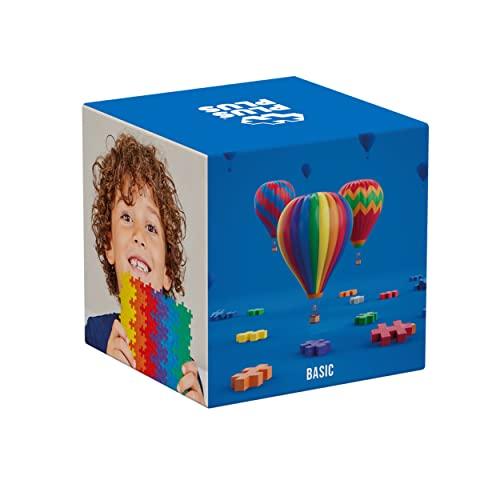 PLUS PLUS PLUS PLUS - Open Play Set - 600 Piece - Basic Color Mix, Construction Building Stem Toy, Interlocking Mini Puzzle Blocks for Kids