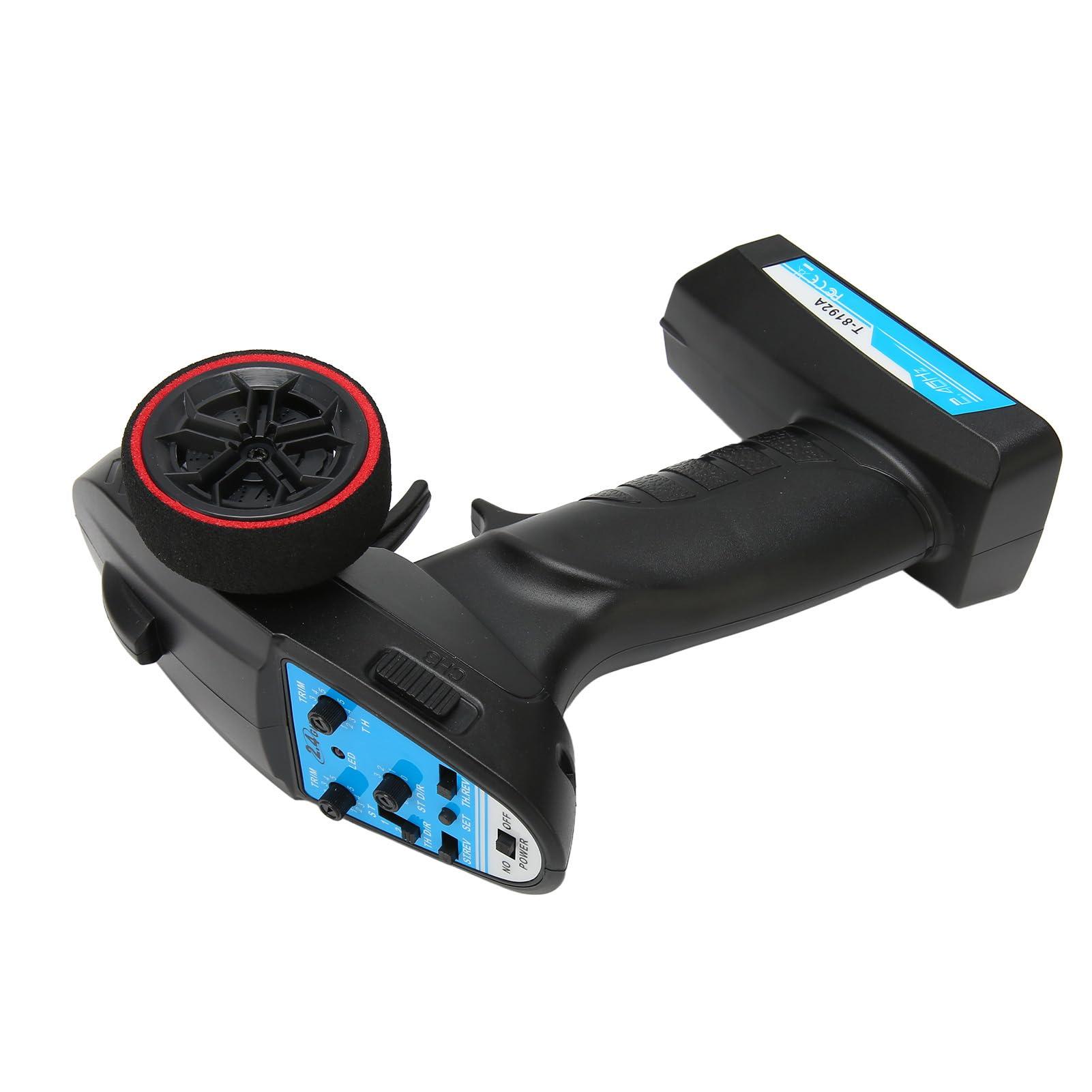 Cryfokt 3 Channel Transmitter, 2.4Ghz Receiver RC Car Remote Controller for RC Boat Crawler