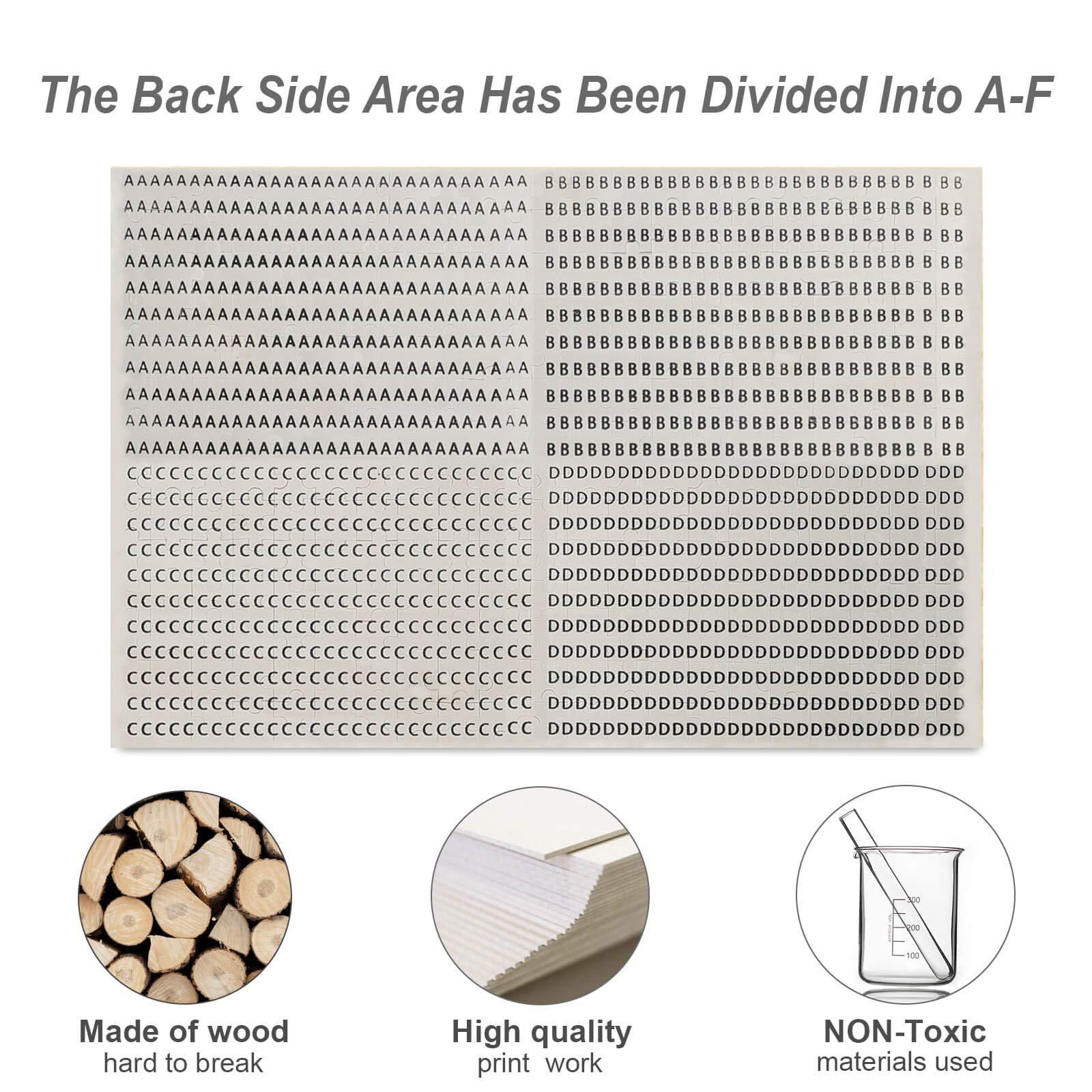 OURTEV Picture Puzzles for Adults 300 Pieces Jigsaw Puzzle Well-Behaved Schnauzer Personalized Puzzle Challenging Game Puzzle with Letters on Back Perfect for Game Nights