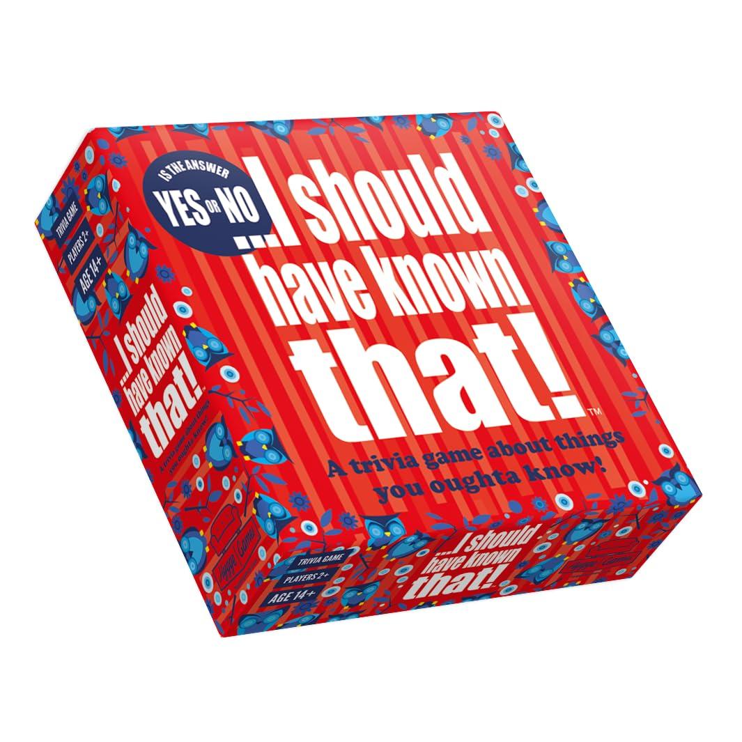 Hygge Games I Should Have Known That Trivia Game Yes or No Edition by Hygge Games, Red, Box Size 5.7 x 5.7 x 1.8 inches (21224)