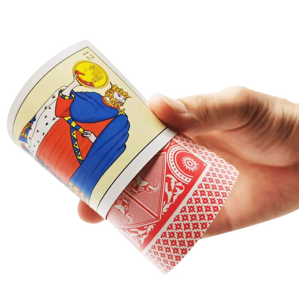 CDBXRA 2 Decks Spanish Playing Cards Cartas Espaolas, Baraja Espaola, Briscas Cards Puerto Rico, Mexican Playing Cards, Plastico Spanish Cards, Barajas Espanolas Plasticas(with Playing Card Boxes)