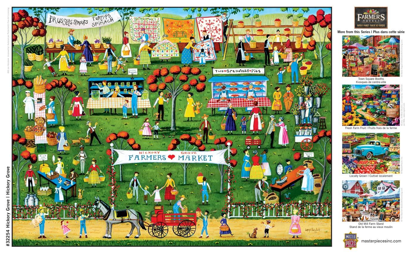 Masterpieces Masterpieces 750 Piece Jigsaw Puzzle for Adults, Family, Or Kids - Hickory Grove - 18\"x24\"