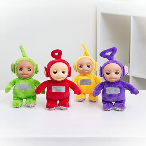 Mighty Mojo Teletubbies Talking Plush Po Tinky Winky Says Over Ten Phrases from The Show Doll Measures 11 Inches Officially Licensed Stuffed Toy Cute Doll for Kids Red Purple 2 Pack