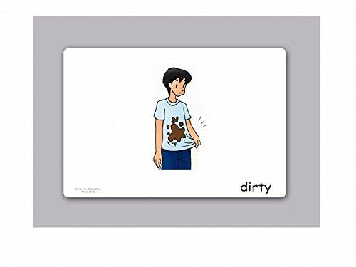 Yo-Yee Flashcards Yo-Yee Flashcards Bundle - 4 Sets of Adjectives and Opposites Flash Cards - Vocabulary Picture Cards for Preschoolers, Toddlers 2-4, Kids and Adults