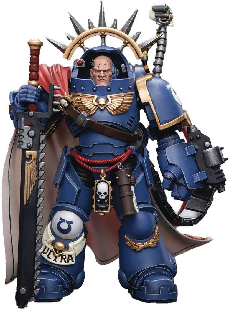 JOYTOY JoyToy Warhammer 40K: Ultramarines Captain in Gravis Armour 1:18 Scale Action Figure