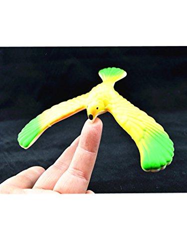 C&H Solutions 3 Pcs Cute Balancing Bird With Clear Triangle Stand (Colors May Vary) By C&H Solutions