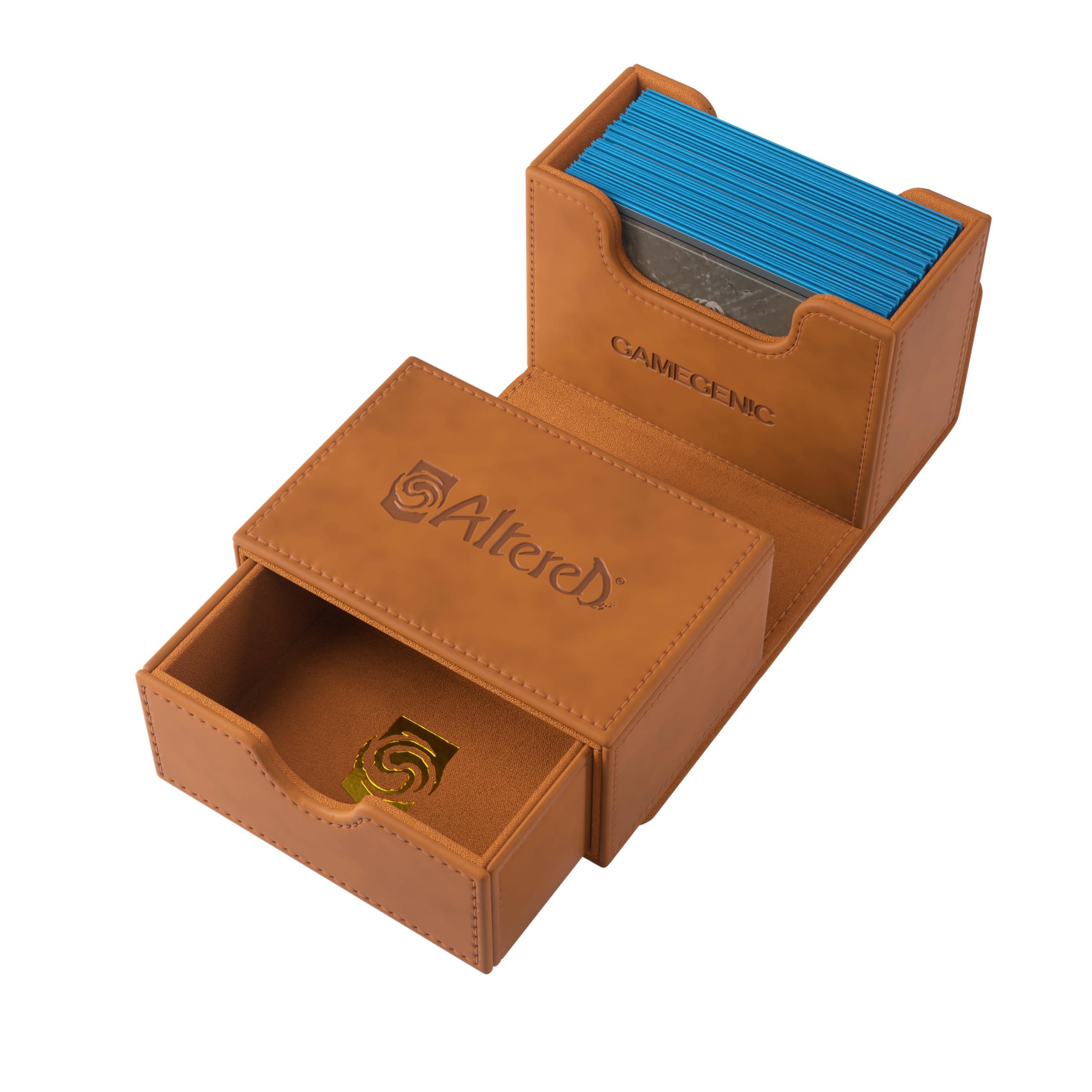 Gamegenic Gamegenic Altered DECK WALLET - Officially Licensed Premium TCG Deck Box with Convertible System, Strong Magnets, Double-Deck Capacity, Side-Loading for Double-Sleeved Cards & Accessories, Made