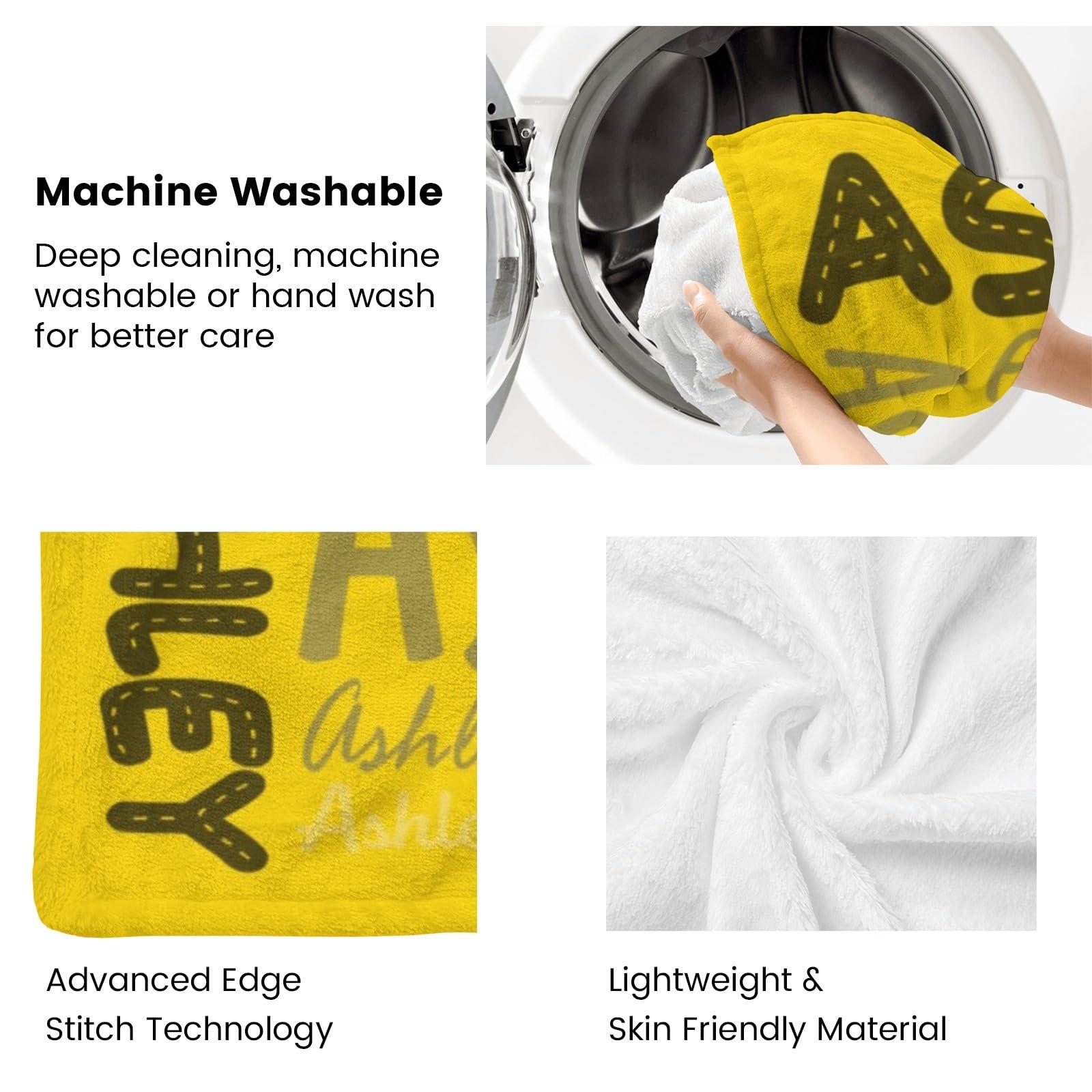 Dr.TOUGH Dr.TOUGH Personalized Blanket for Kids Baby Adults Custom Name Blankets Personalized Blanket with Name Gift for Christmas Birthday Valentines Day