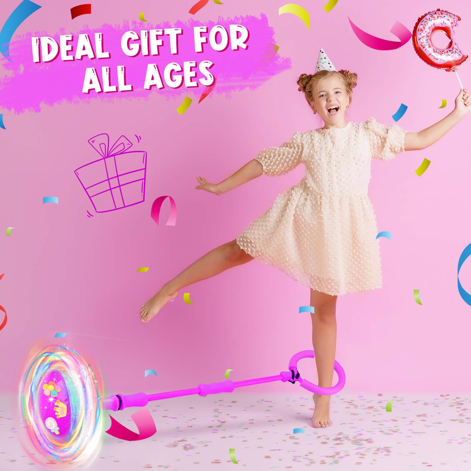 Gretex Gretex Skip it Girls Toys Age 6-8 Years Old: Outdoor Toys for Kids Ages 4-8 Girls Toys 8-10 Gifts for 6 Year Old Girl 8 Year Old Girl Birthday Gift Ankle Skip Ball for Kids Age 8-12 Years Old