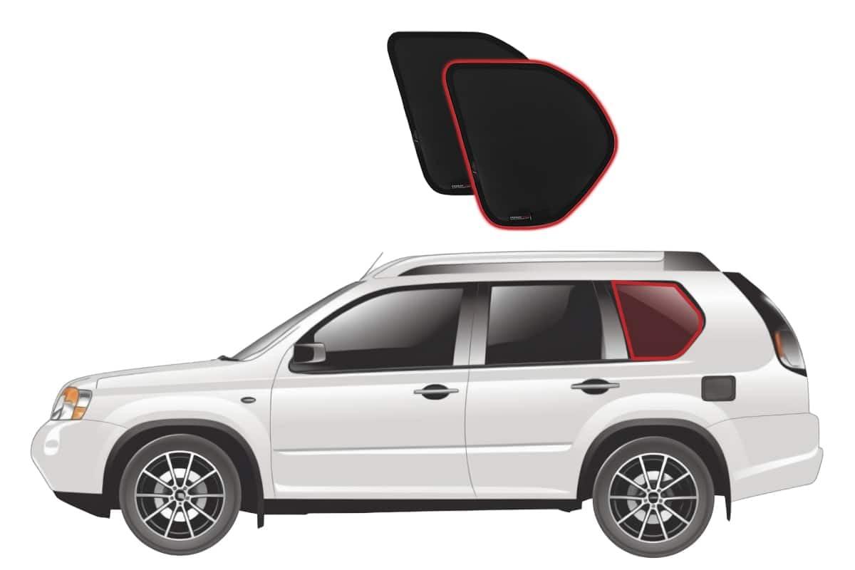 Snap Shades Snap Shades for Nissan X-Trail 2nd Generation Port Window Shades (T31; 2007-2013)