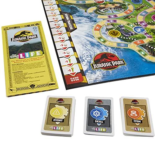 Hasbro Gaming Hasbro Gaming The Game of Life Jurassic Park Edition, Family Board Game for Kids Ages 8 and Up, Inspired by The Original Hit Movie