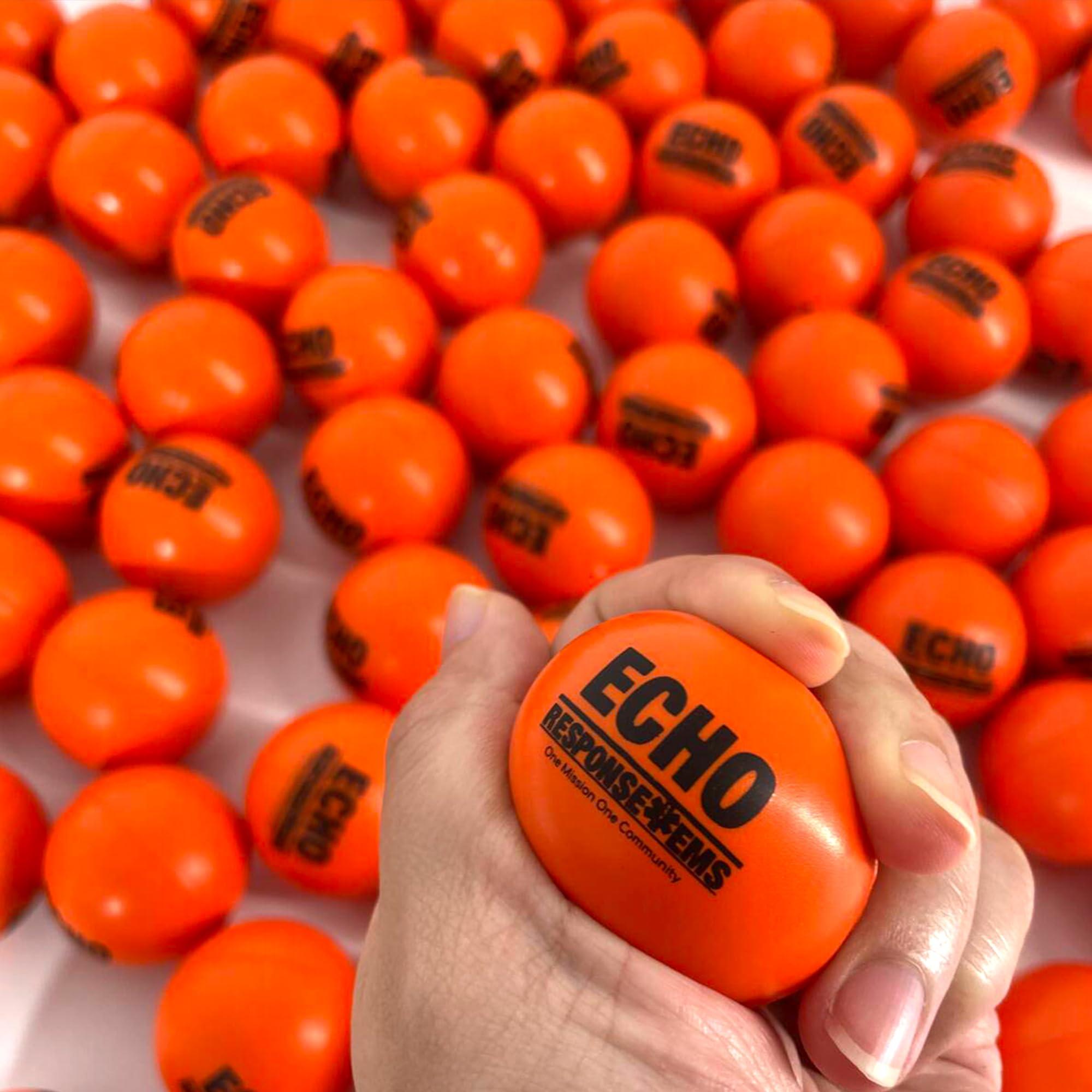 Generic 50PCS Custom Bulk Stress Balls Personalized Stress Ball Customized Promotional Items with Logo/Text/Email//Phone Number/QR Code